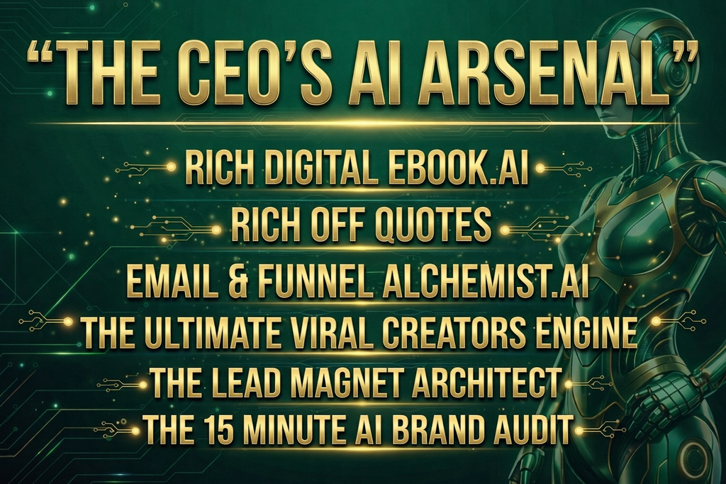 The CEO’s AI Arsenal - 6 Custom AI Tools That Build Your Brand, Book Your Calendar & Bank You Cash—While You Sleep